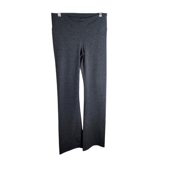 prAna Pants - Prana pull on flare athleisure stretch pants sz M heathered gray gorpcore